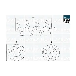 FAI AutoParts FPCS187 Ресора ходової частини