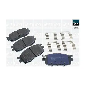 FAI AutoParts FPBP380 Комплект гальмівних накладок дискового стоянкового гальма