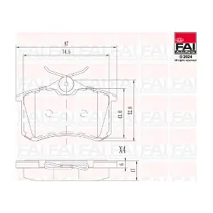 FAI AutoParts BP100