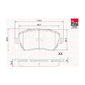 FAI AutoParts BP117