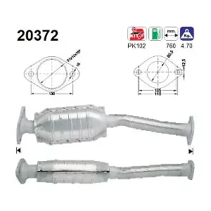WALKER 20366 Каталізатор
