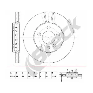 BRECK BR302VA100