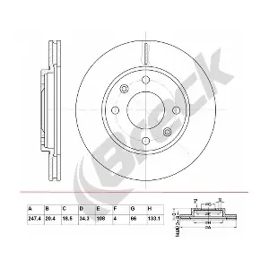 BRECK BR 343 VA100