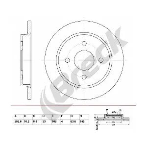 BRECK BR 020 SA100