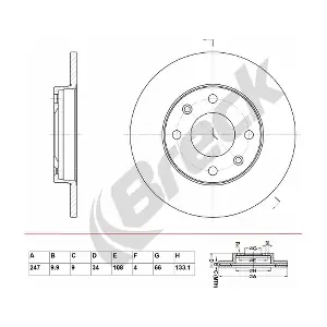 BRECK BR 015 SA100