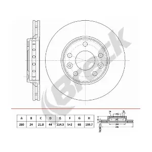 BRECK BR 453 VA100