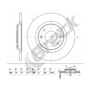 BRECK BR 031 SA100