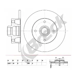 BRECK BR 050 SA100