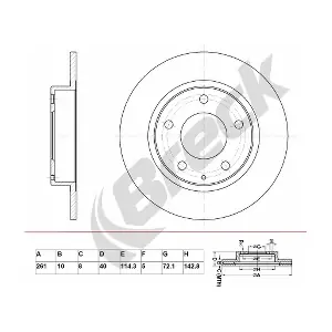 BRECK BR 022 SA100