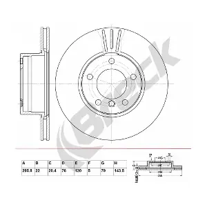 BRECK BR375VA100