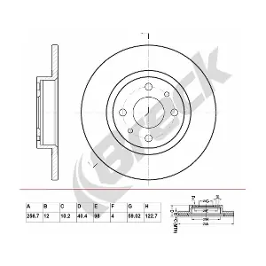 BRECK BR 045 SA100