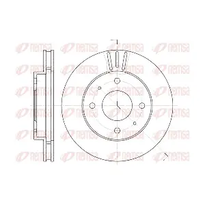 KAWE 6394 11 Тормозной диск