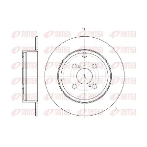 KAWE 6705 00 Гальмівний диск