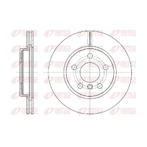 KAWE 61617 10 Гальмівний диск