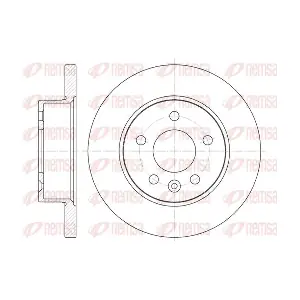 KAWE 6774 00 Гальмівний диск