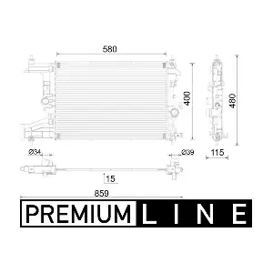 CR2595000P MAHLE