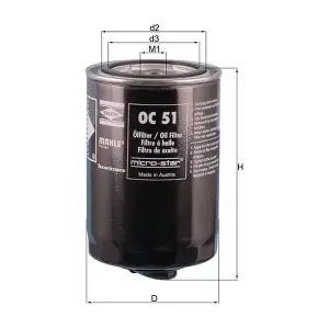 MAHLE OC 51 OF
