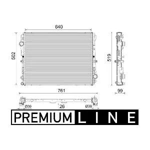 CR2604000P MAHLE