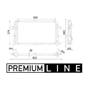 CR2231000P MAHLE
