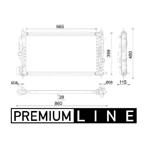 CR2593000P MAHLE