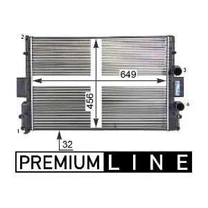 CR 1254 000P MAHLE