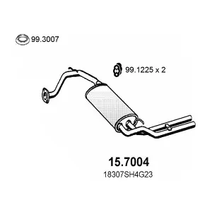 18307SH4G23 HONDA