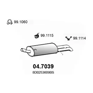 8D0253609BS AUDI