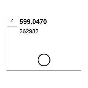 ASSO 5990470 Комплект для монтажу, глушник