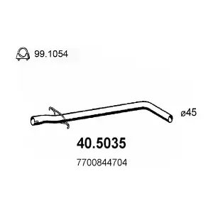 ASSO 40.5035 Вихлопна труба