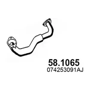 ASSO 58.1065 Вихлопна труба