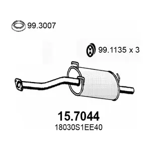 18307S1EE40 HONDA