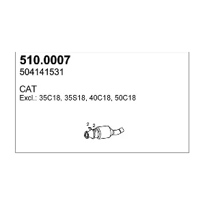 ASSO 510.0007 Каталізатор