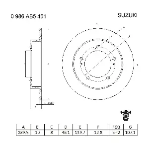 0986AB5451 BOSCH