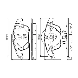 BOSCH 0 986 TB3 184
