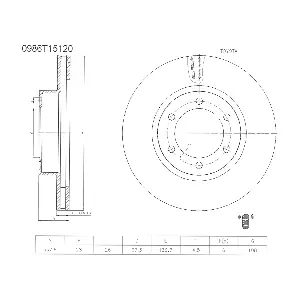 0 986 T15 120 BOSCH