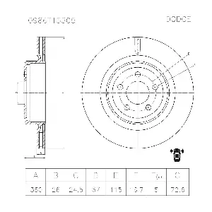 0986T15305 BOSCH