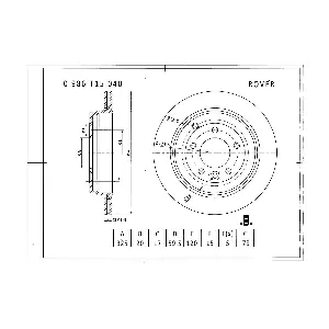 0986T15040 BOSCH