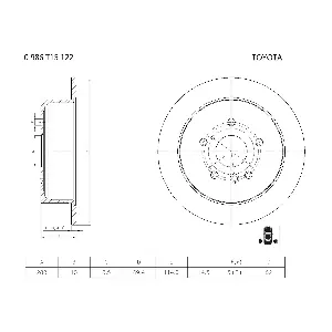 BOSCH 0 986 T15 122