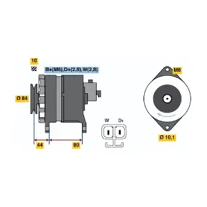BOSCH 9 120 334 641 Генератор