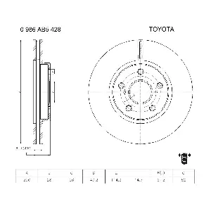BOSCH 0 986 AB5 428