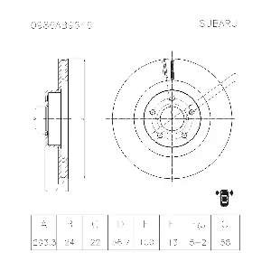0986AB9646 BOSCH