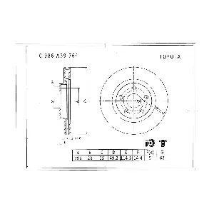 0986AB9764 BOSCH