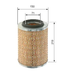 BOSCH 1457433702 Повітряний фільтр