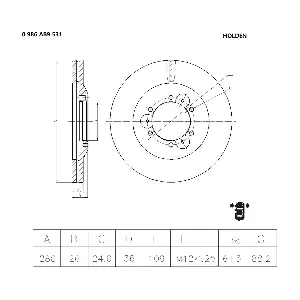 BOSCH 0 986 AB9 531