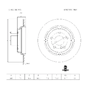 BOSCH 0 986 AB6 530