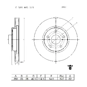 0986AB5571 BOSCH