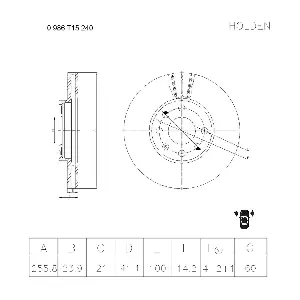 0986T15240 BOSCH