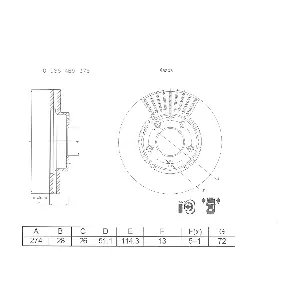 BOSCH 0 986 AB5 376