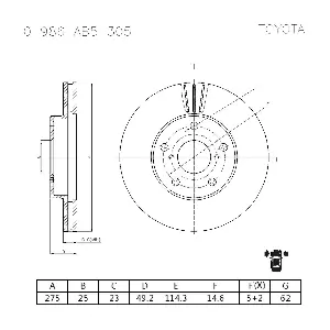 0986AB5305 BOSCH