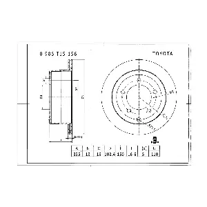 0 986 T15 156 BOSCH